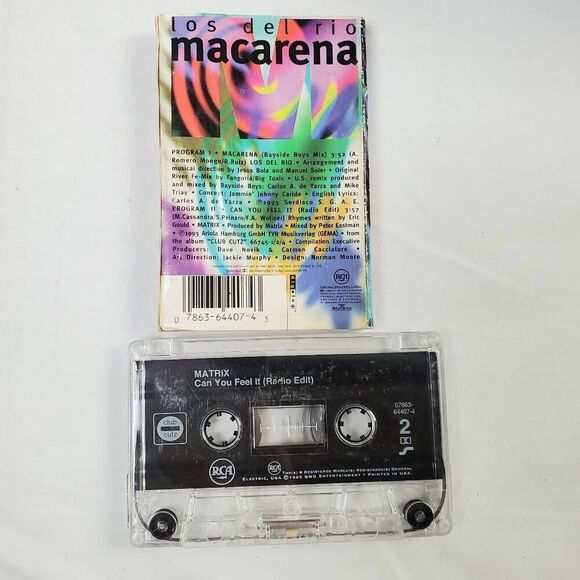 Los Del Rio – Macarena (Bayside Boys Mix) Cassette Single (1995) - Picture 2 of 3